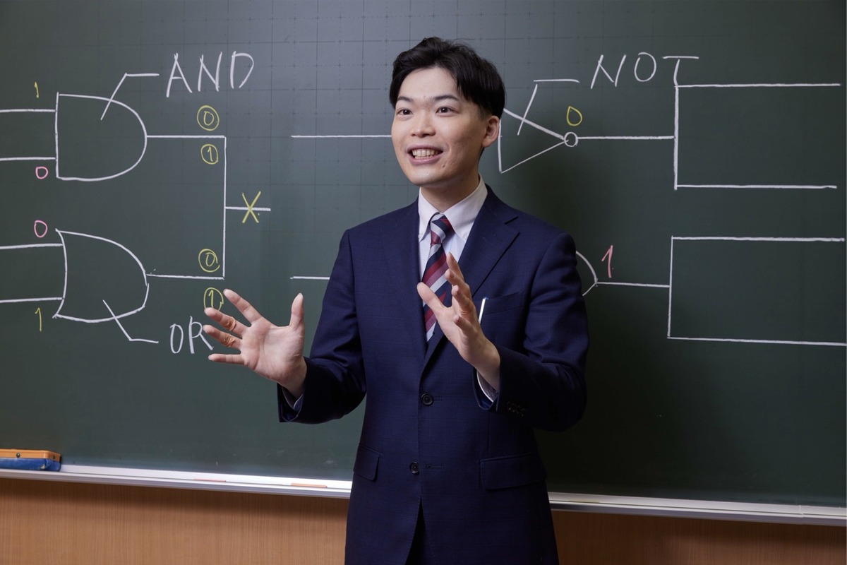 藤原進之介 指導風景 数強塾グループ